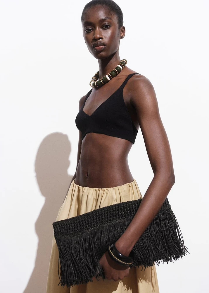 Knitted crop top