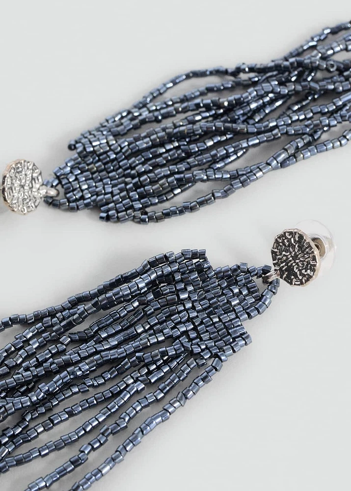 Long beaded earrings
