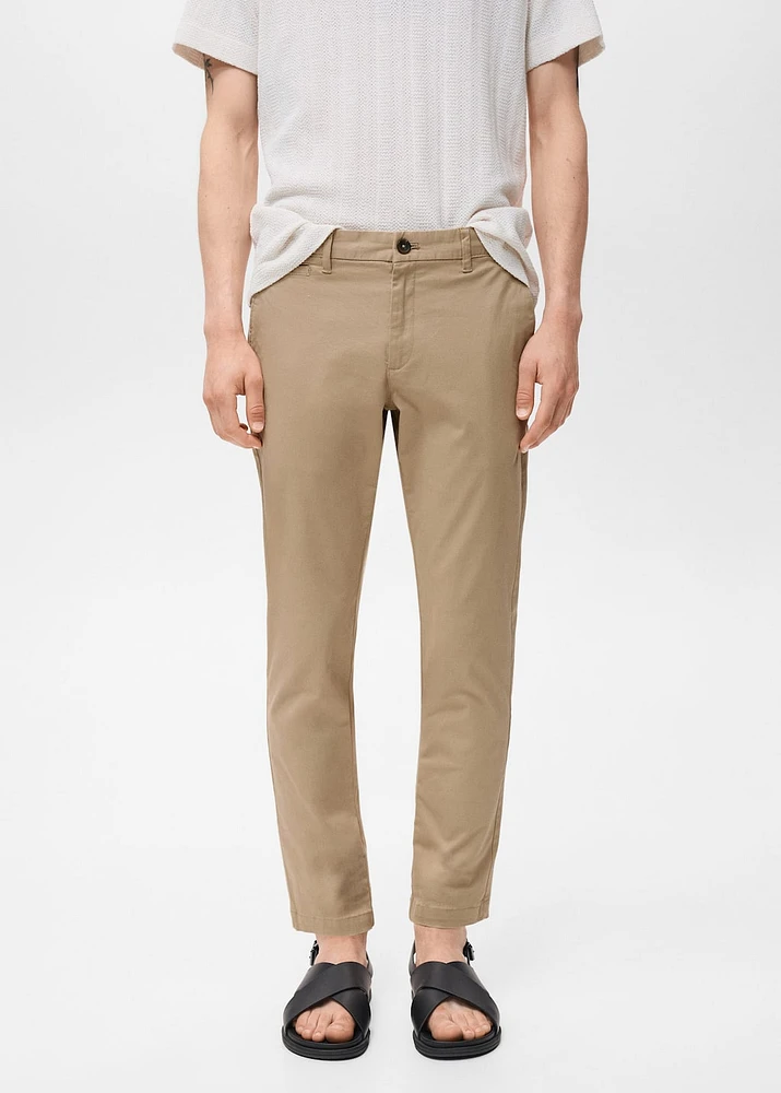 Prato cropped tapered chino pants