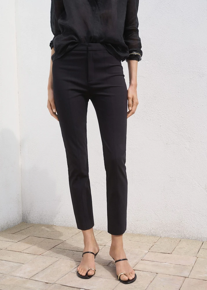 Crop skinny pants