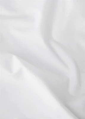 Percale cotton top sheet for single bed