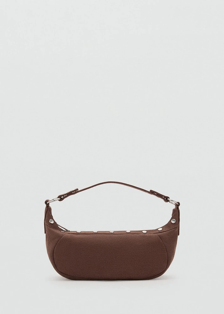 Studded shoulder bag