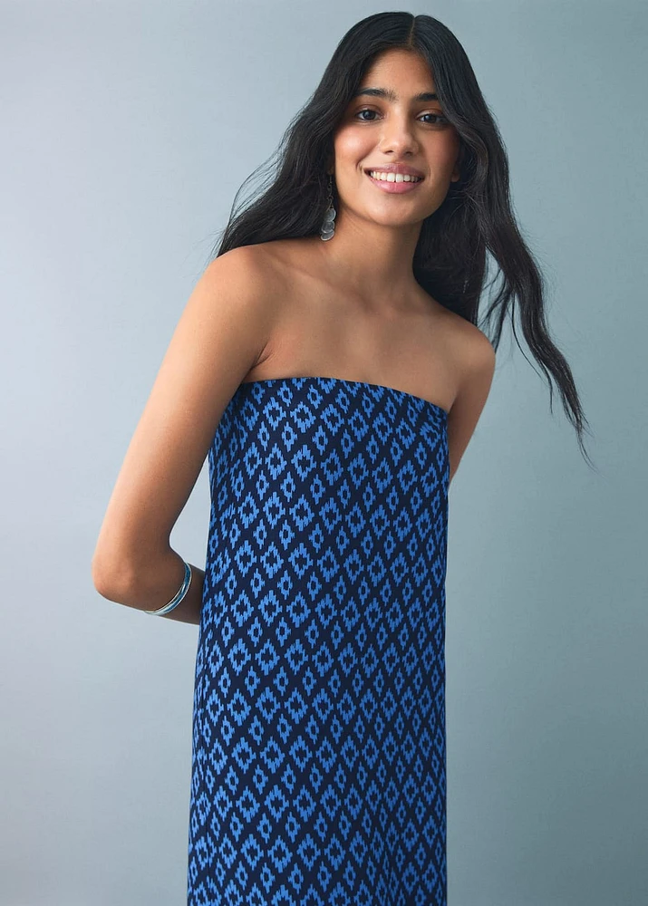 Flowy printed dress