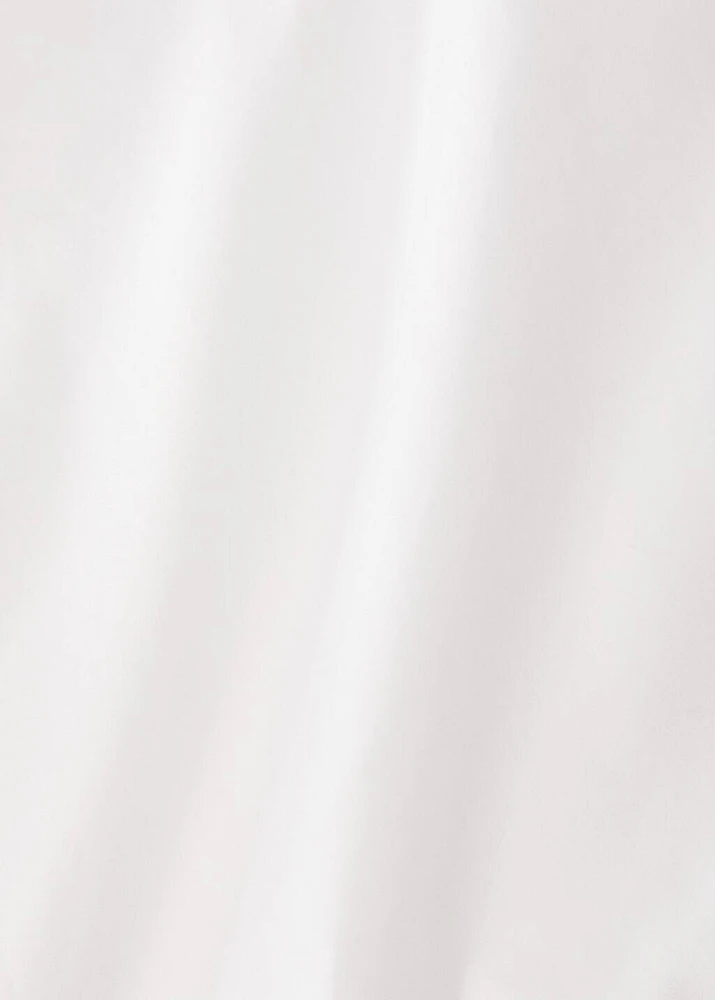 Percale cotton fitted sheet 300 threads for king bed