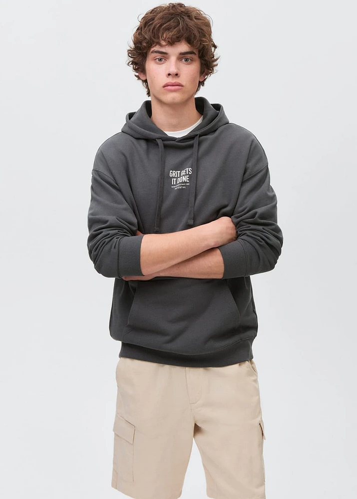 Printed hoodie