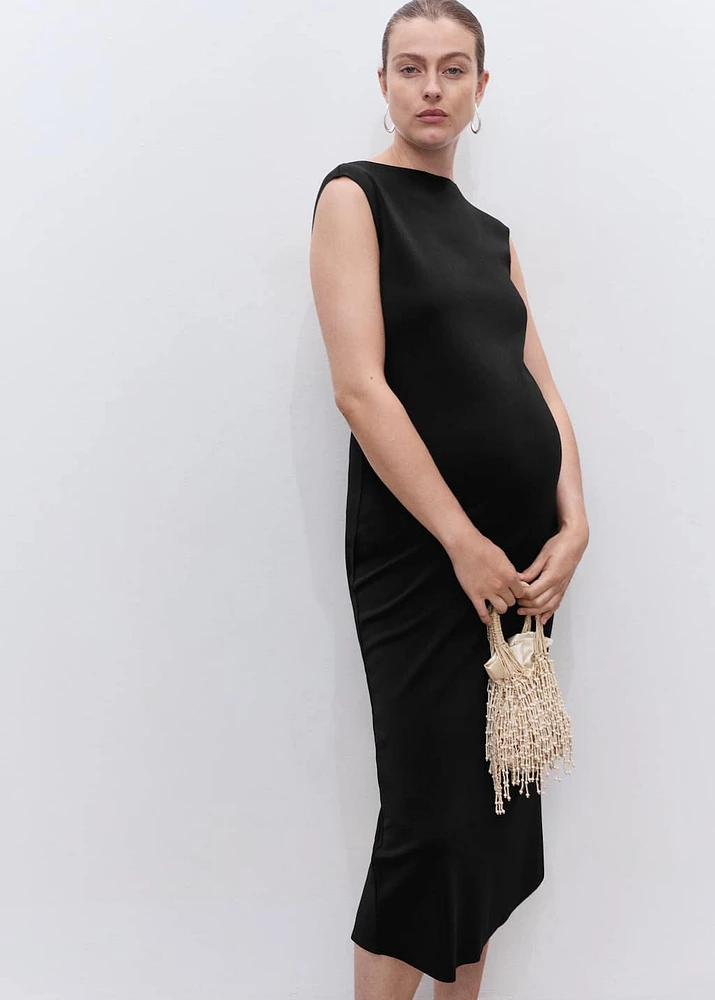 Maternity midi-dress