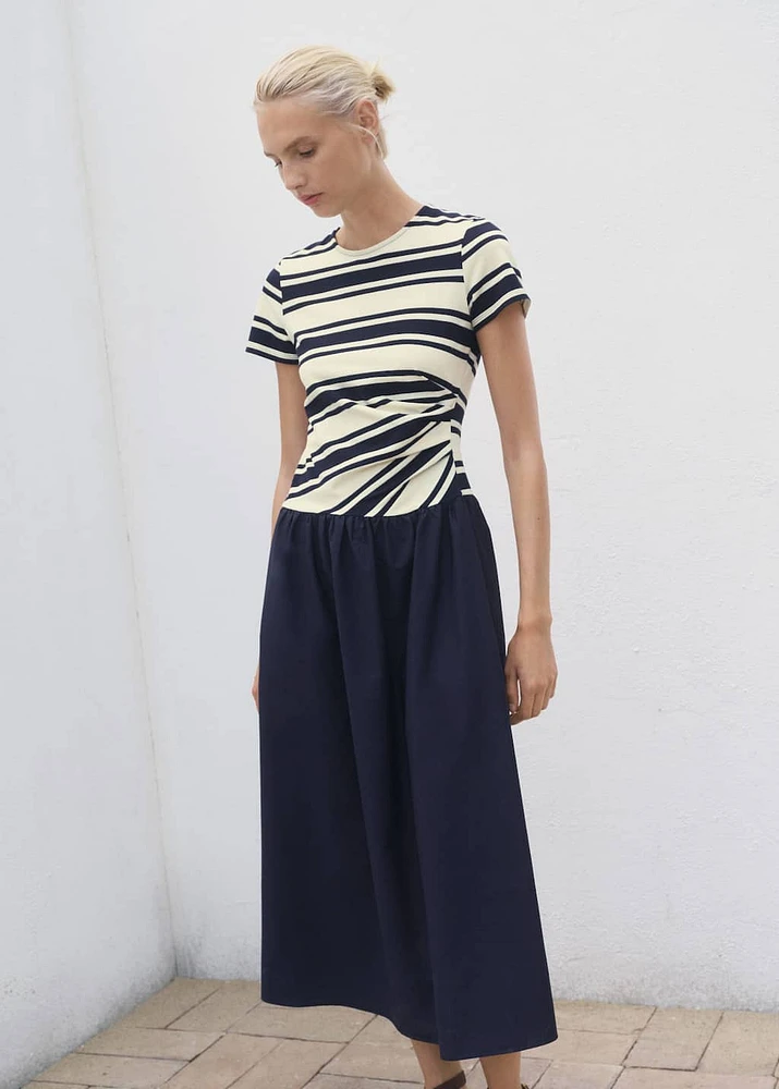 Mixed striped dress