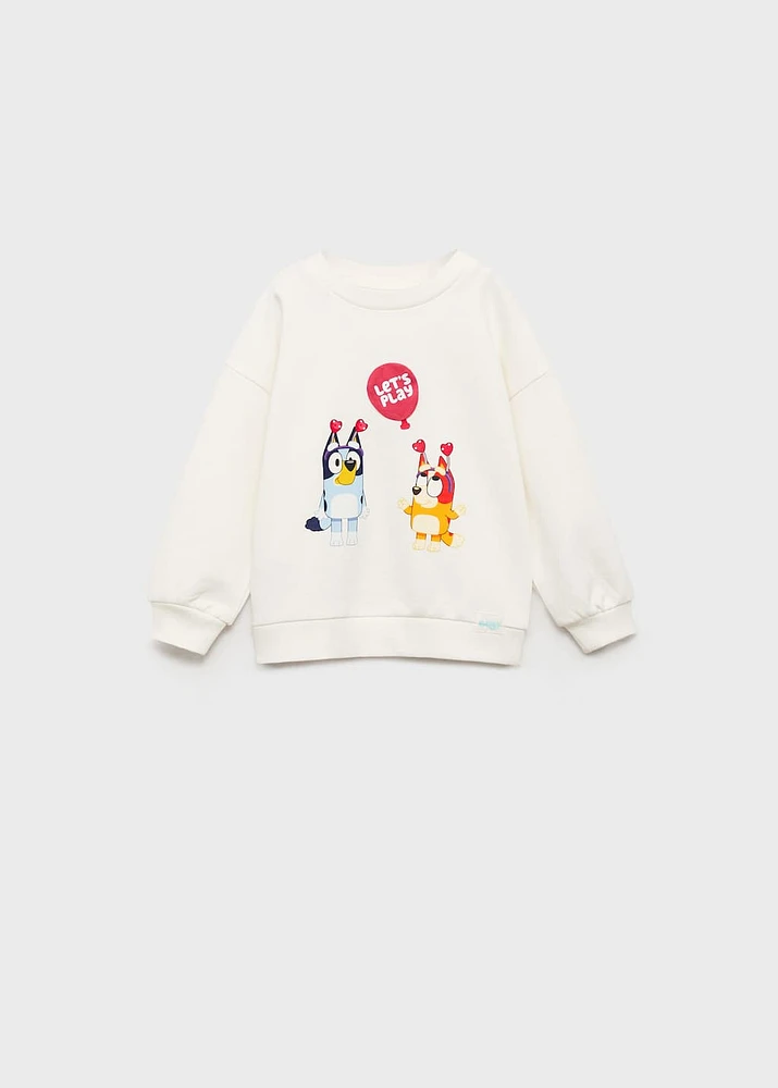 Bluey-print sweatshirt