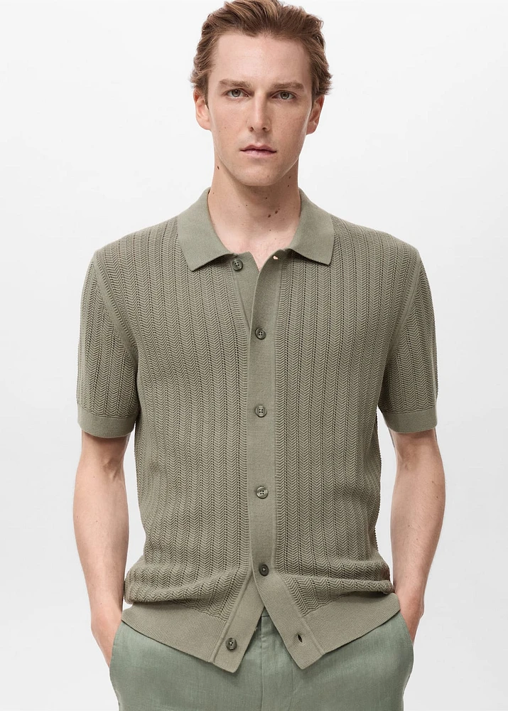 100% cotton shirt structure