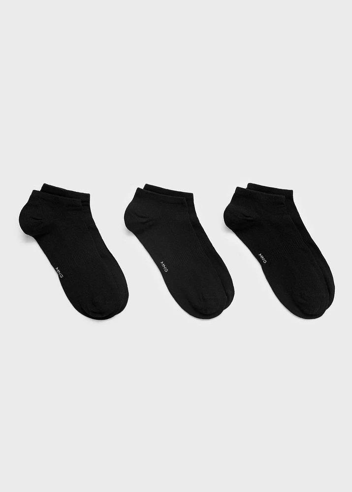 Pack of 3 cotton socks