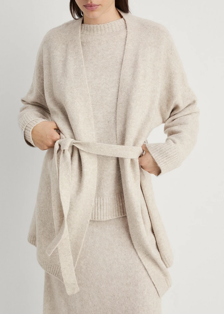 Knit cardigan