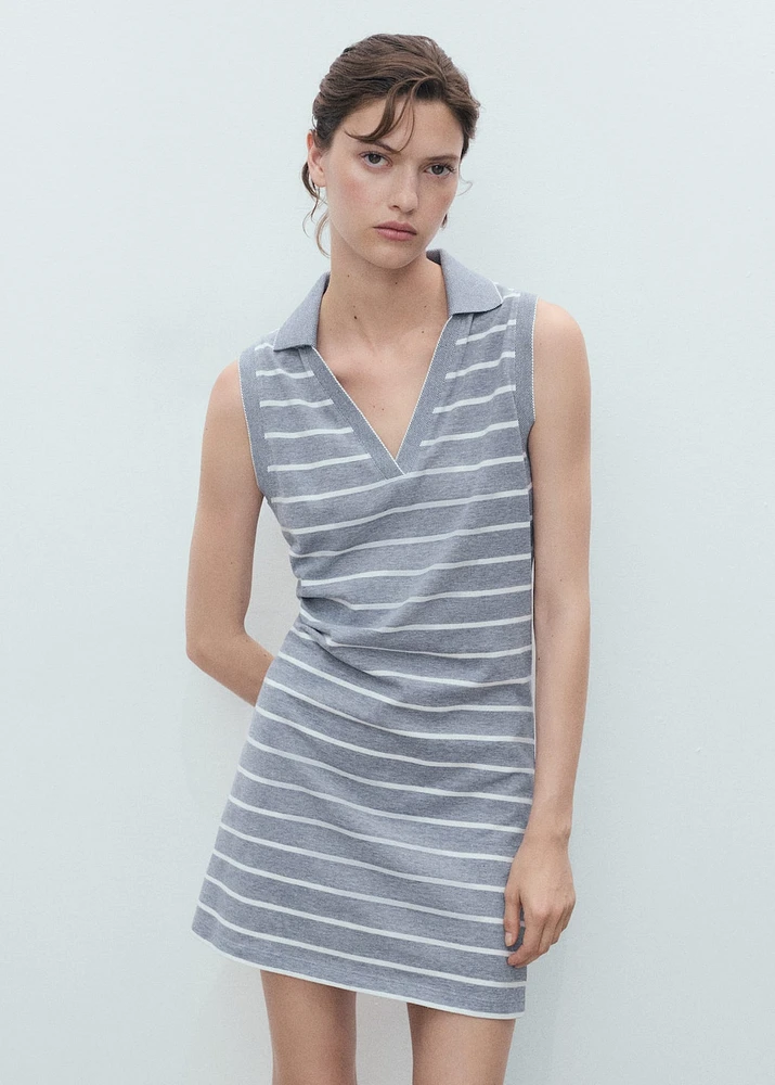 Short polo-style dress