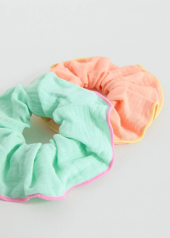 Pack of 2 hair scrunchies
