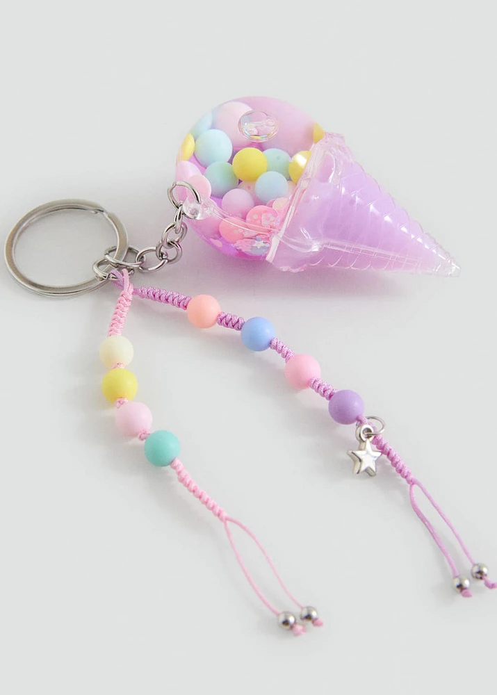 Combined leading keychain