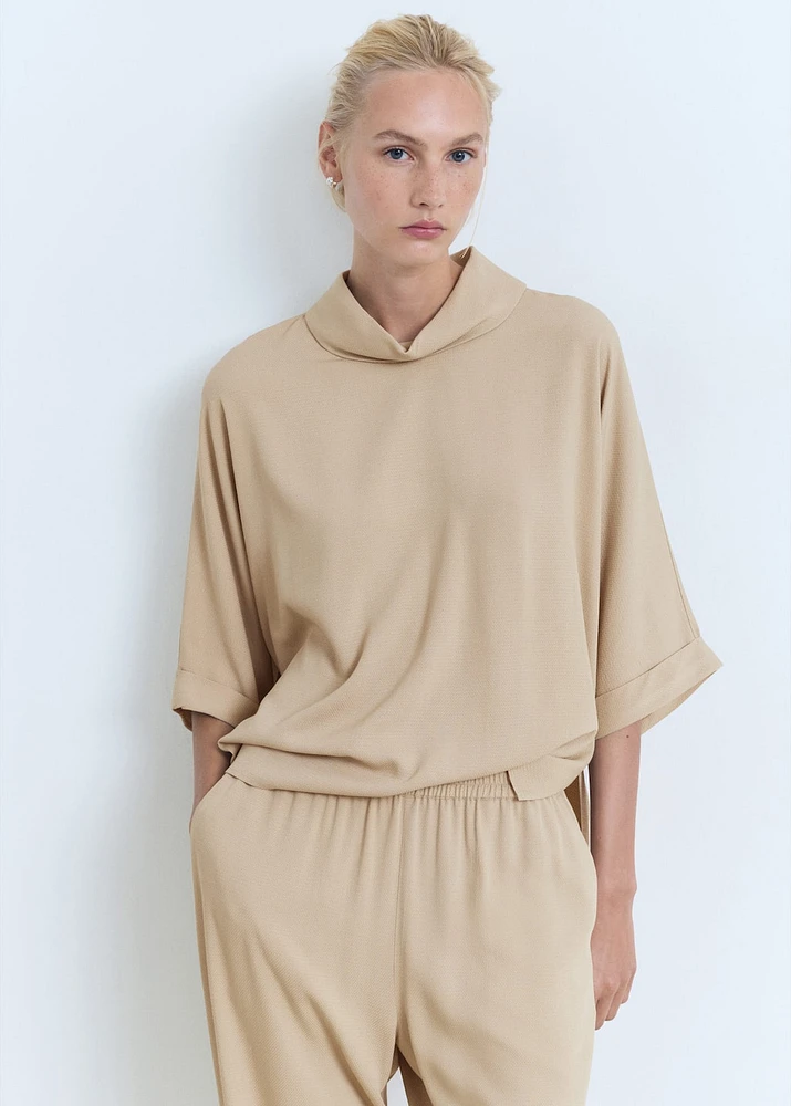 Oversized flowing blouse