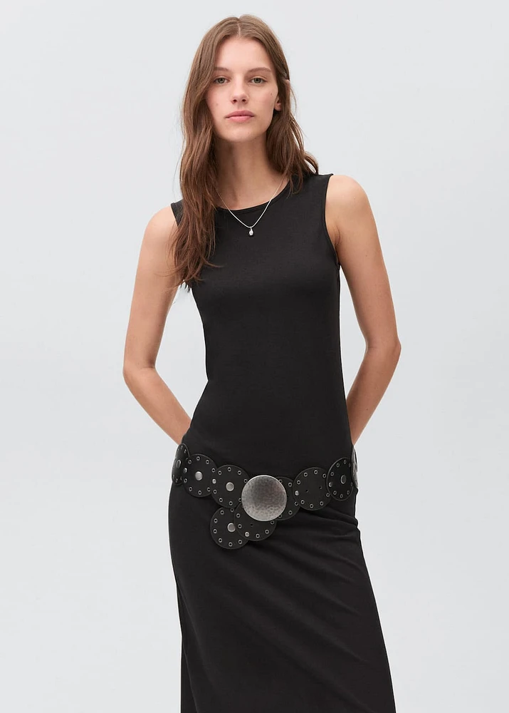 Long knitted dress
