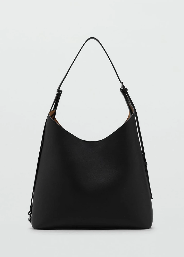 Shopper bag with buckle