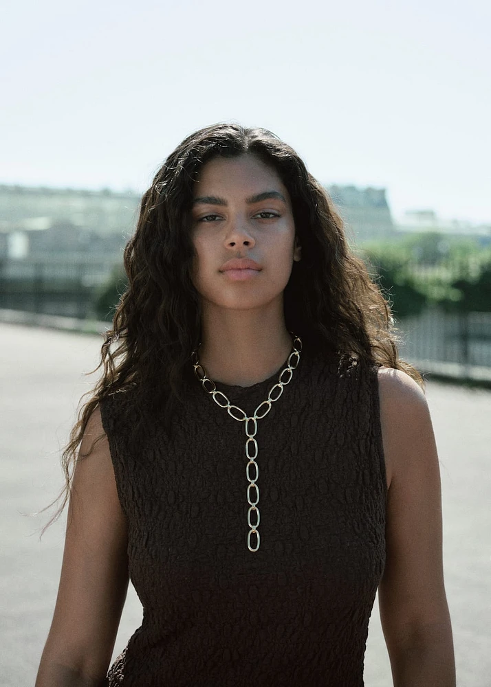 Lariat-design necklace