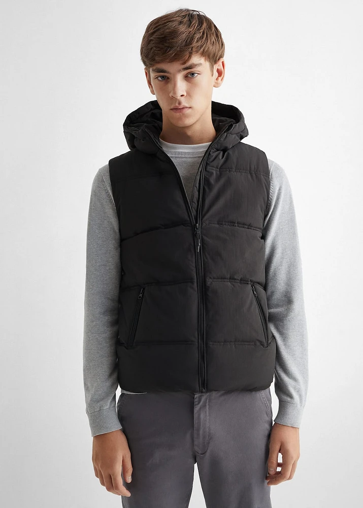 Quilted gilet