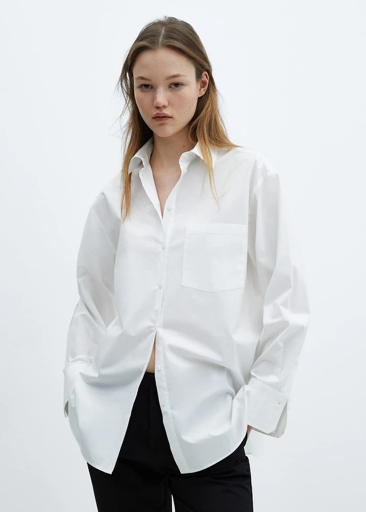 Pocket oversize shirt