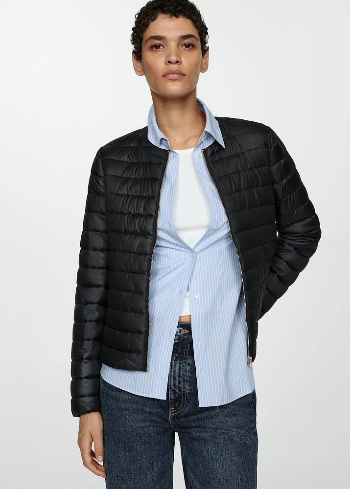 Pocket quilted jacket