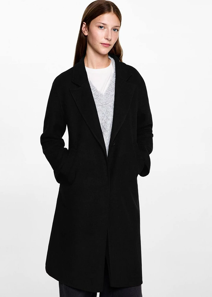 Long cloth coat