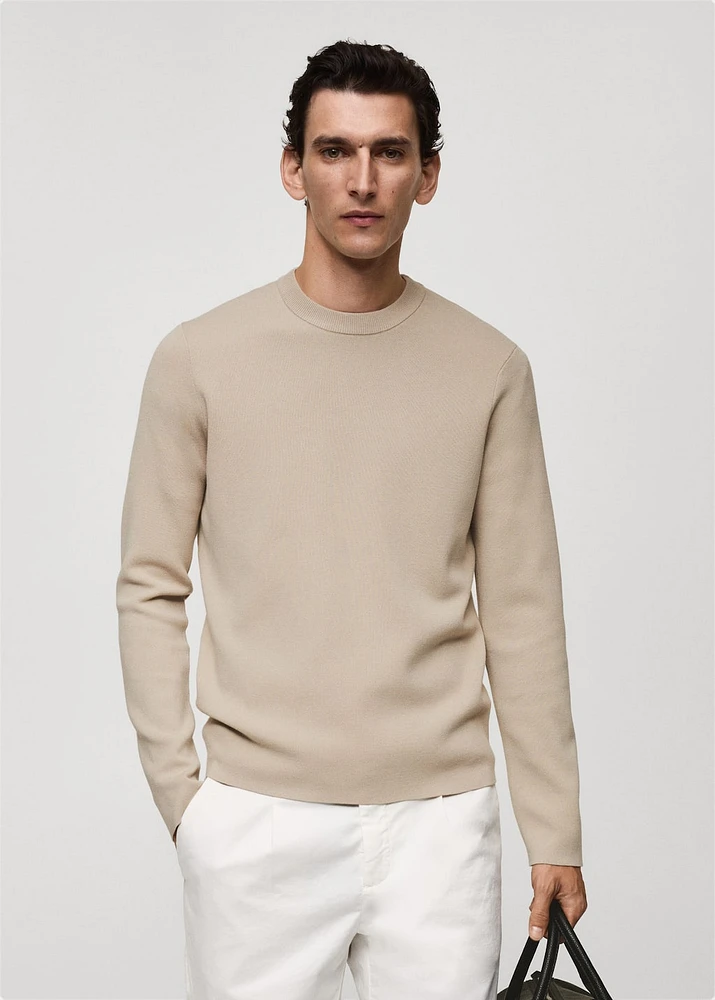 Medium-knit regular-fit sweater