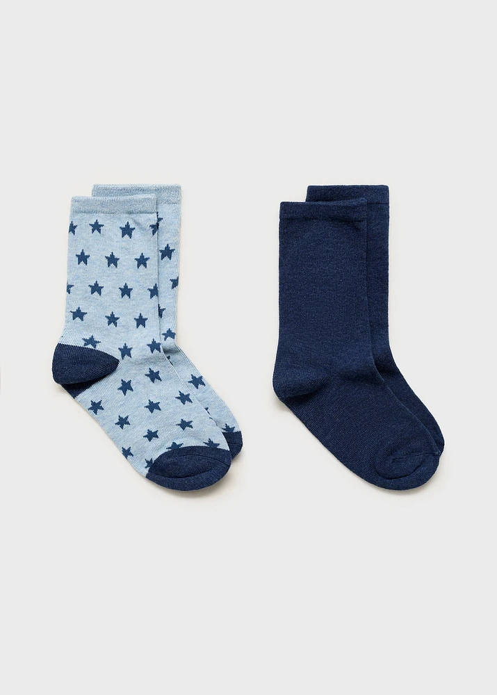 2 pack mixed socks