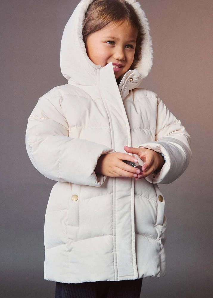 Quilted down anorak