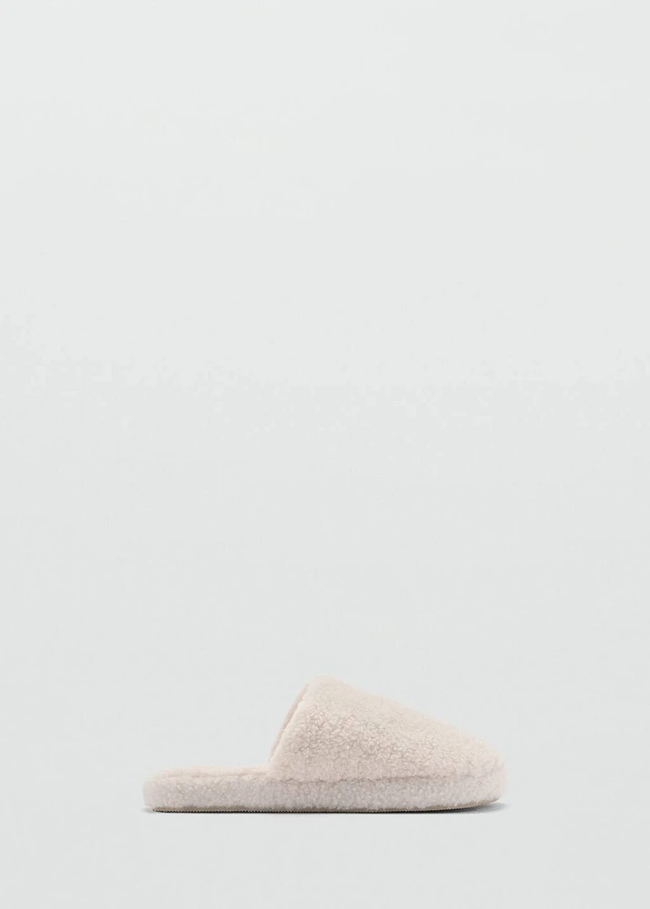 Sheepskin slippers