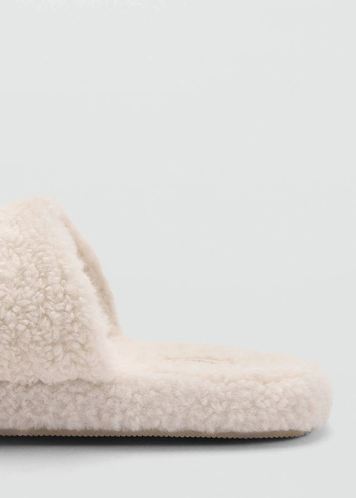 Sheepskin slippers