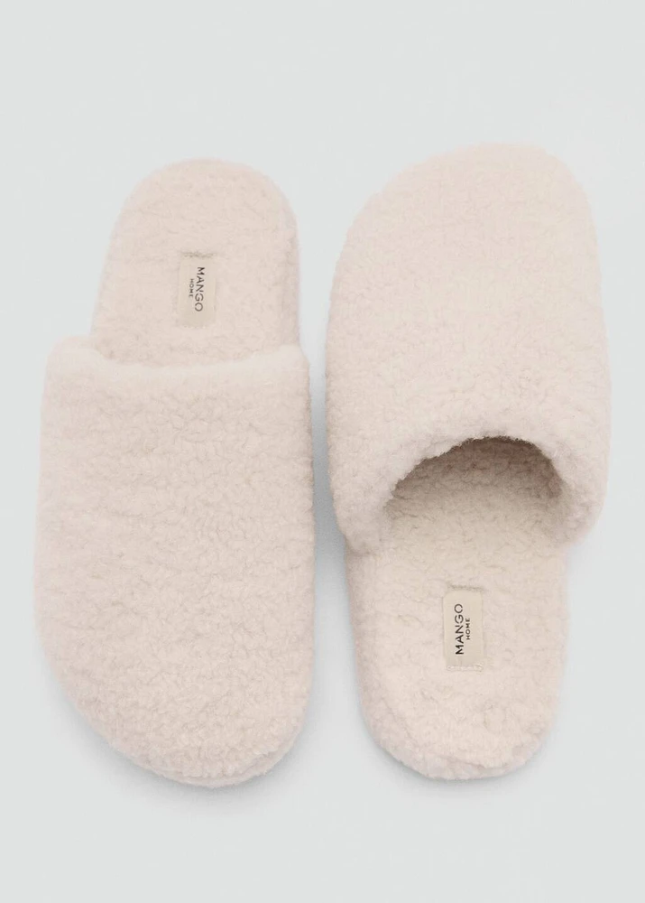 Sheepskin slippers