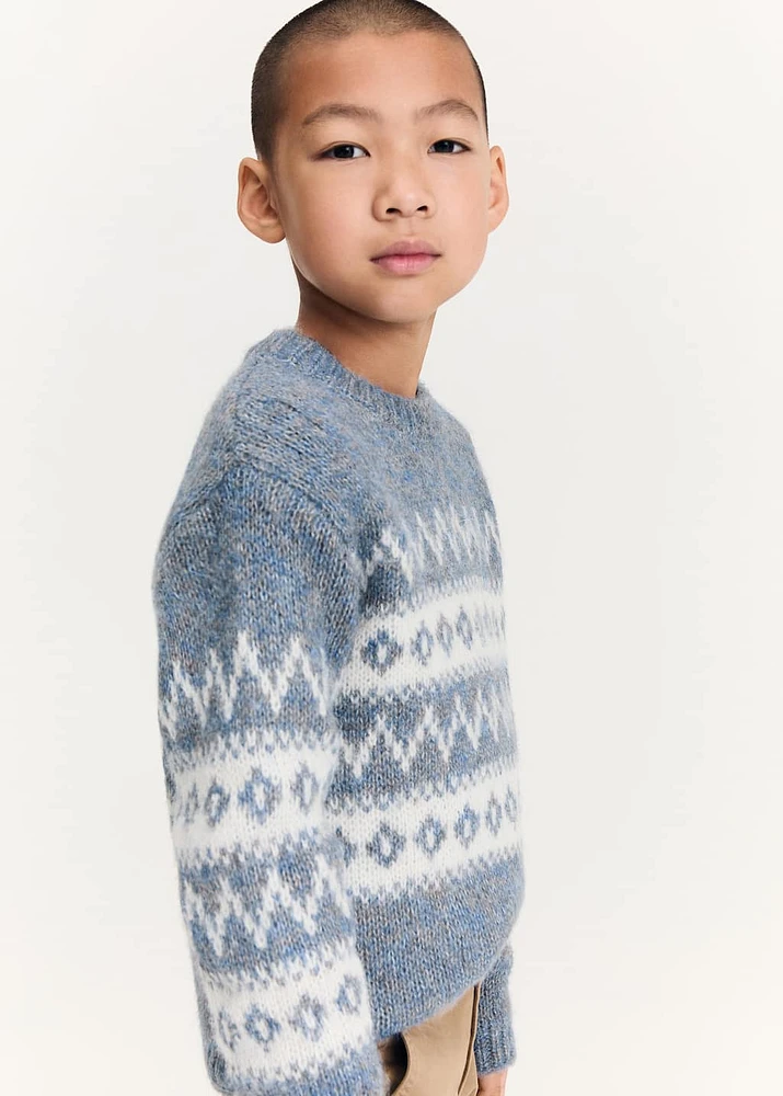 Jacquard sweater