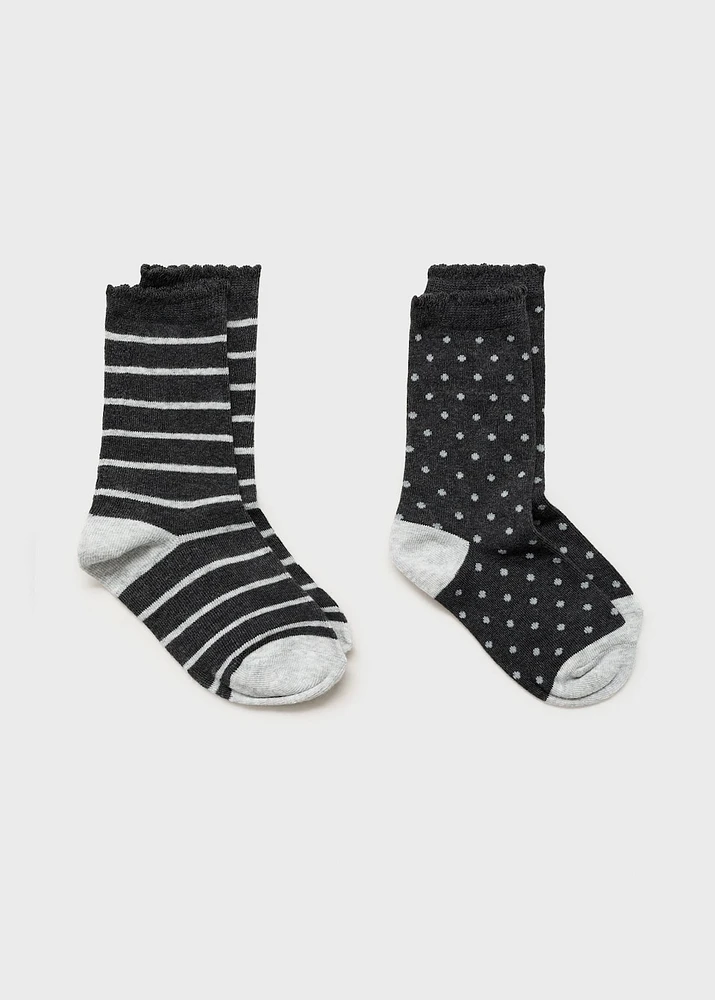 2 pack mixed socks