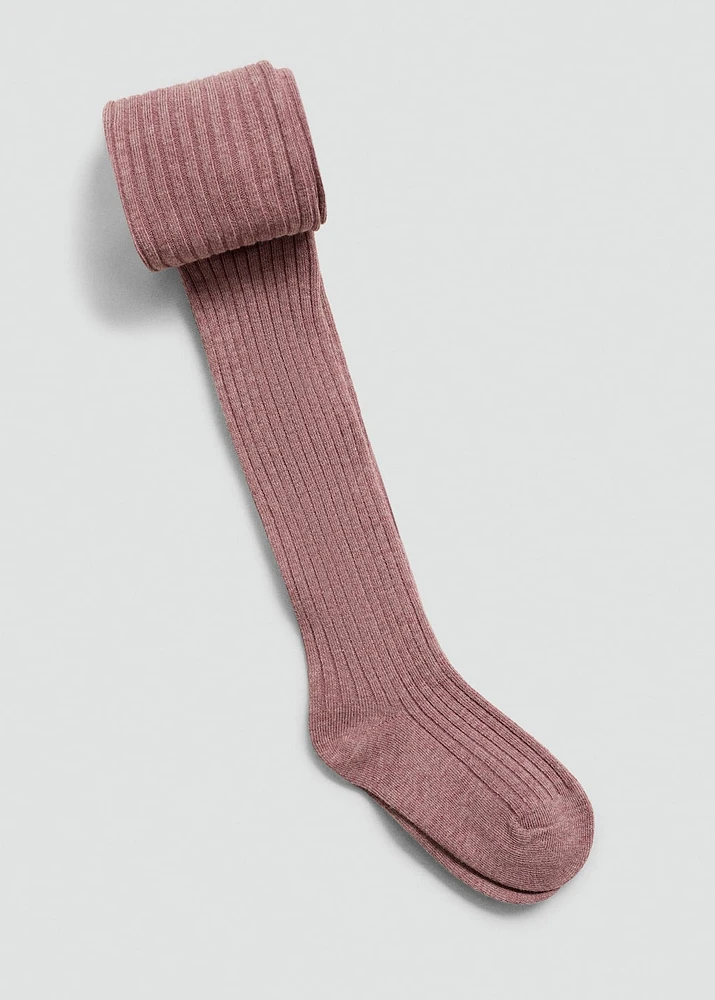 Ribbed tights