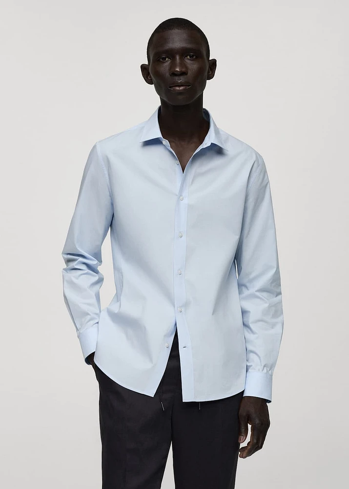 Regular-fit 100% cotton shirt