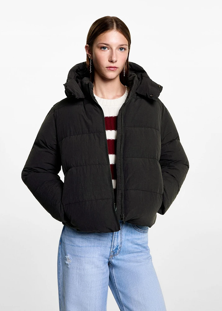 Short quilted anorak