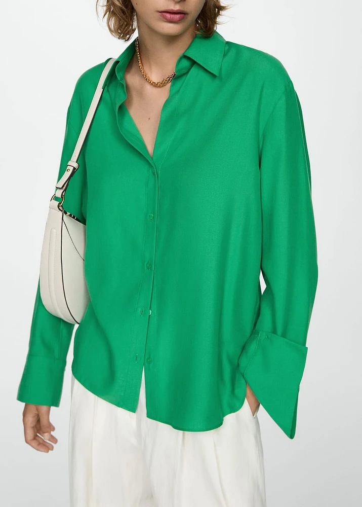 Lyocell fluid shirt
