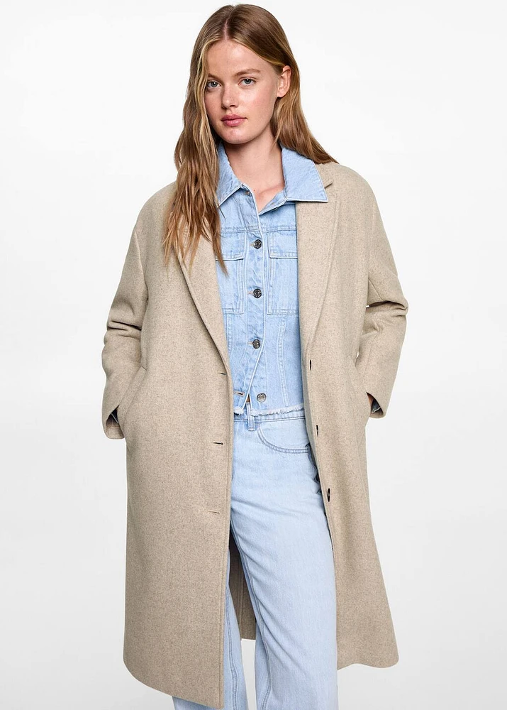 Handmade wool coat
