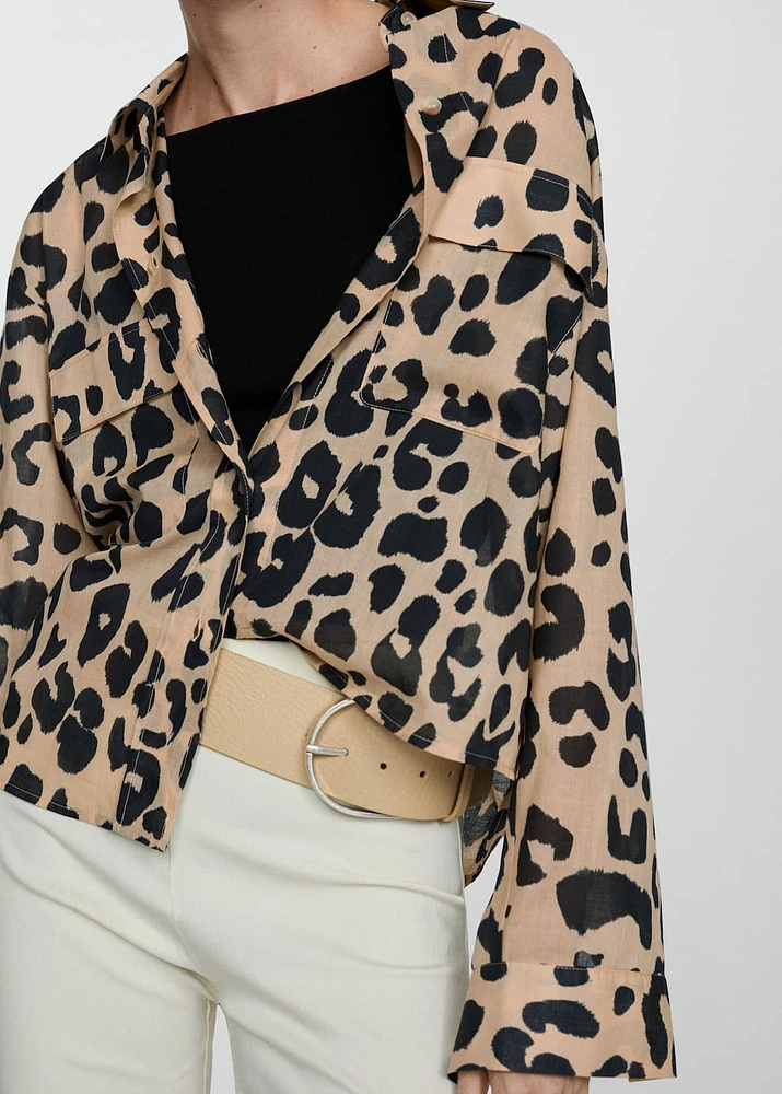 Animal print shirt