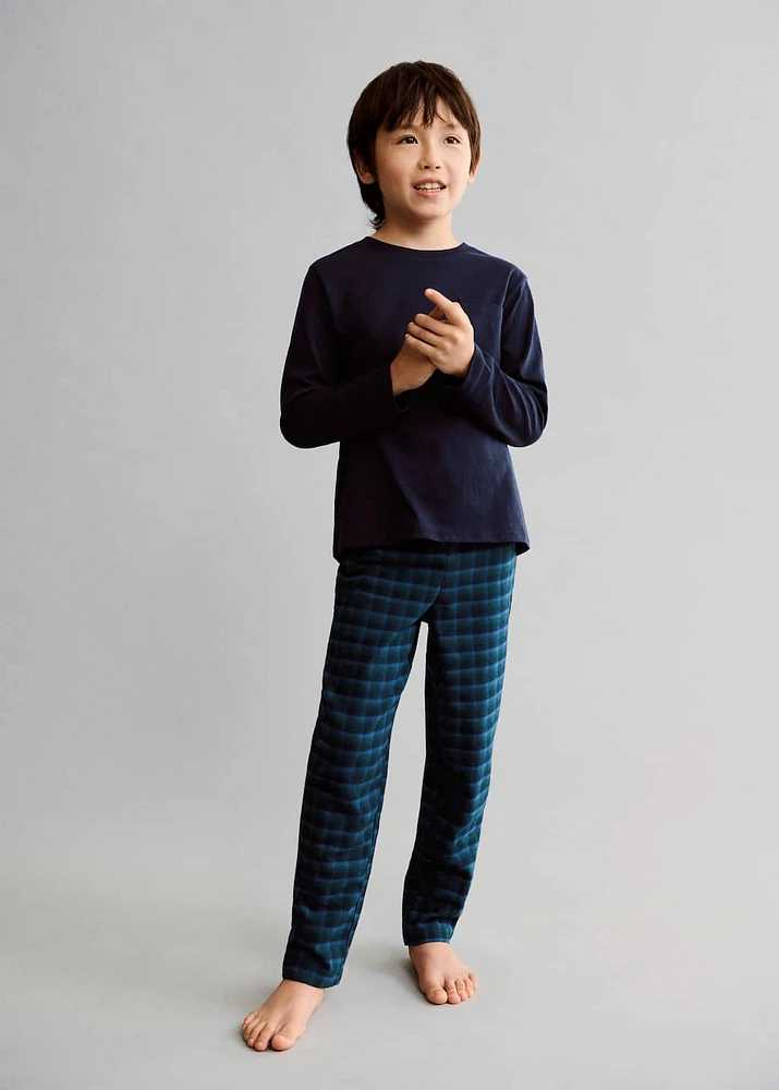 Printed long pyjamas
