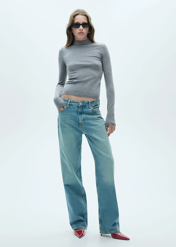 Perkins-neck sweater