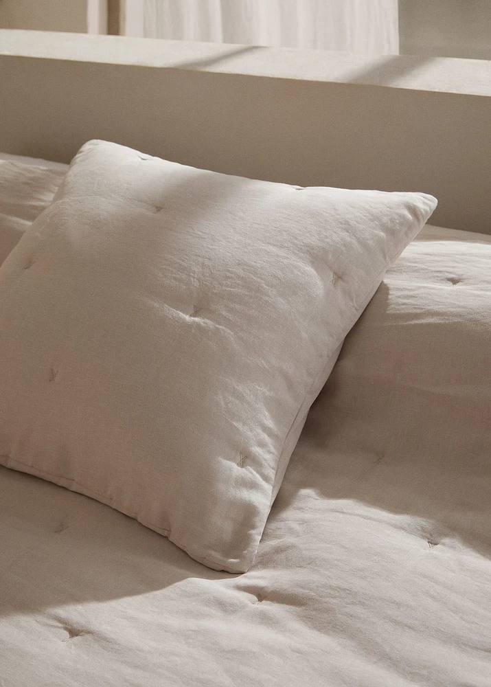 100% linen cushion cover 60x60cm