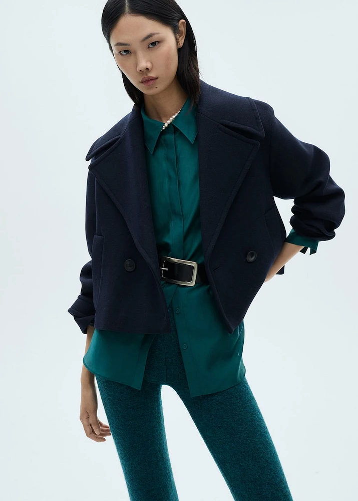 Flared knitted pants