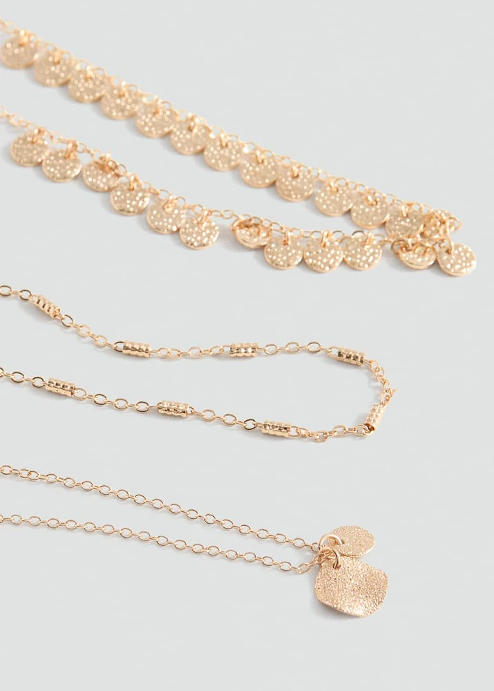 Chain necklace set