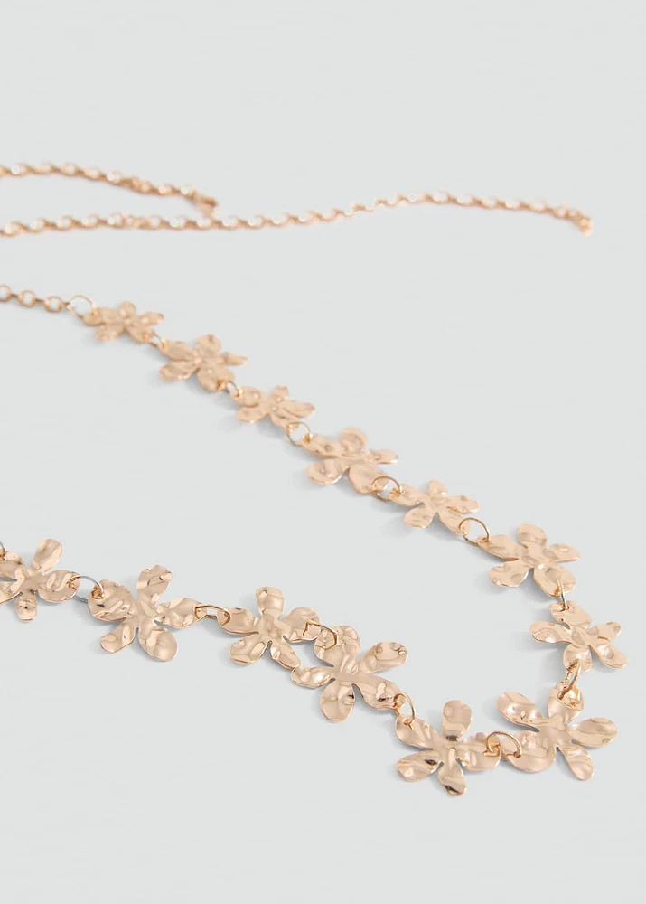 Flower chain necklace