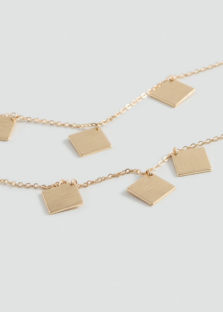 Beaded chain necklace