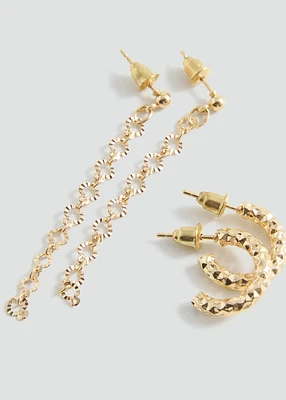 2-pack of earrings
