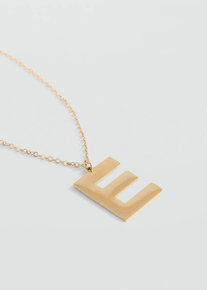 Letter Pendant Necklace