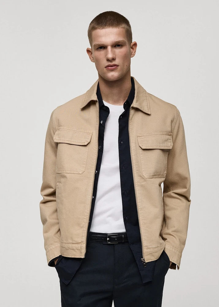 Denim jacket pockets